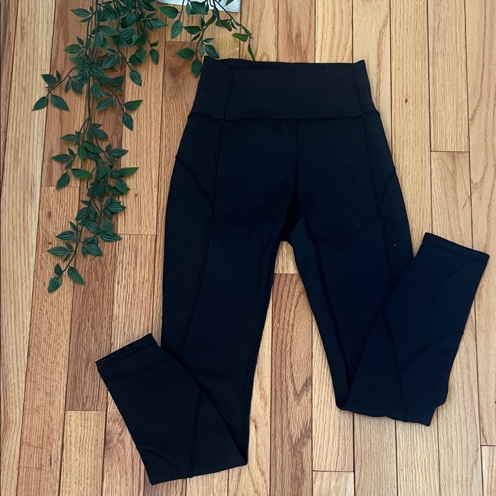 Lululemon Athletica Black High-Rise Leggings
